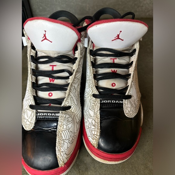 Nike Air Jordan Dub Zero Varsity Red 2022 Super school Size 4 Youth / 5.5 Women - Picture 14 of 14